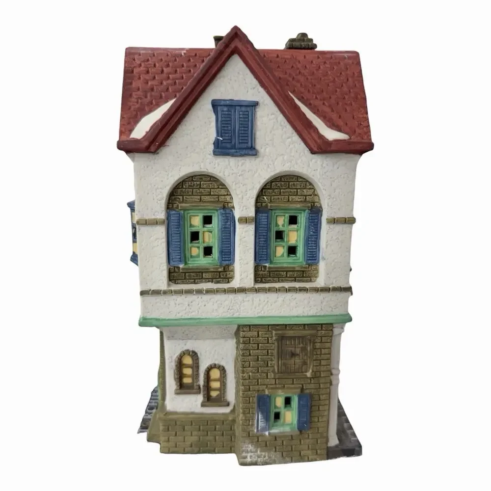 VTG ORIGINAL 1988 Dept 56 “Corner Grocer”Christmas In The City Hank’s Market EUC